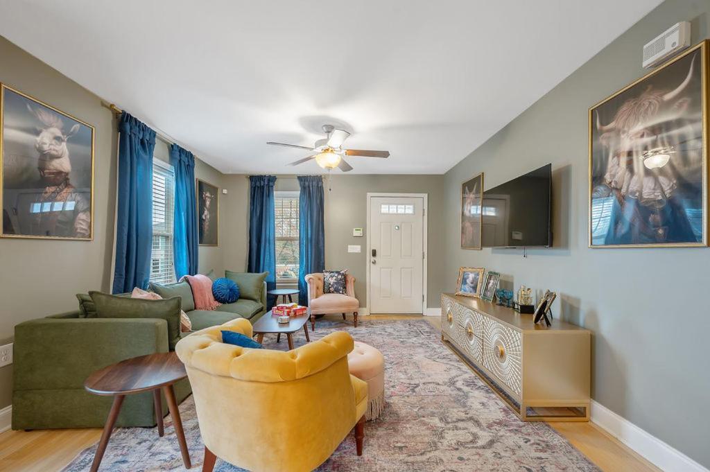 New Victorian Theme, 3Br, Lrg Backyard Close To Pnc Arena, Downtown, And Rdu Airport Raleigh Luaran gambar